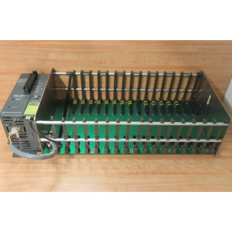 Allen Bradley 1771-AD 16 Slot IO Chassis 1771AD w 1771-PA Ser A - Used