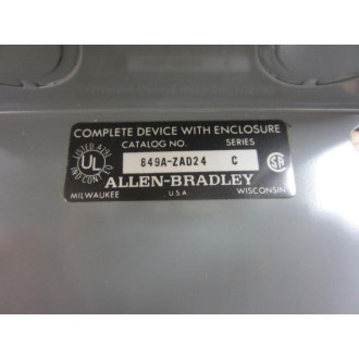 Allen Bradley 849A-ZAD24 Pneumatic Control Timer 849ZAD24