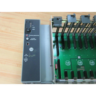 Allen Bradley 1771-A4B 16 Slot IO Chassis 1771A4B w 1771-P7 B - Used