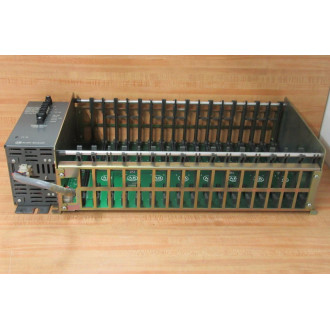 Allen Bradley 1771-A4B 16 Slot IO Chassis 1771A4B w 1771-P2 - Used