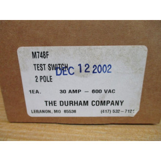 Durham M748F Test Switch