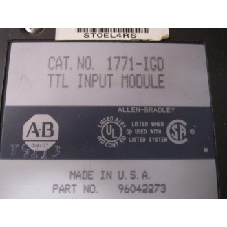 Allen Bradley 1771-IGD Module 1771-1GD 96042273 - Used