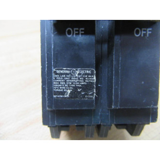 General Electric THQL2100 Circuit Breaker 2P 100A GE - Used