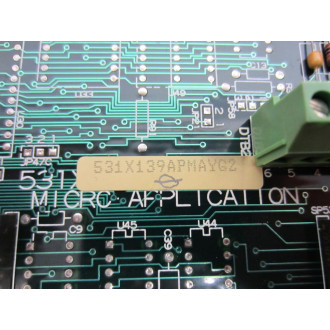 General Electric 531X139APMAYG2 Application Card - Used