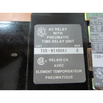 Allen Bradley 700-NT400A1 Relay 700NT400A1 W700-N400A1 - Used