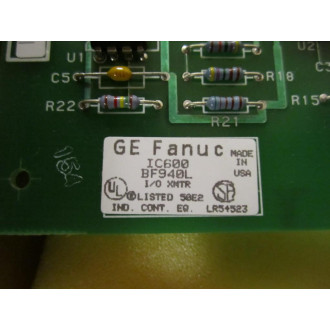 General Electric IC600BF940L IO XMTR WFace Plate