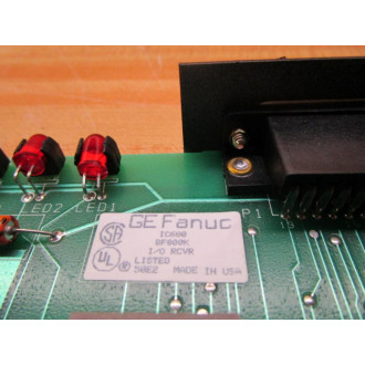 General Electric IC600BF800K IO RCVR Module WFace Plate