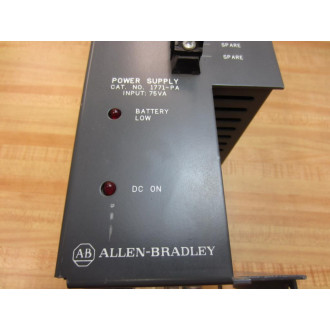 Allen Bradley 1771-PA Power Supply 1771PA Broken Screw Terminals - Used