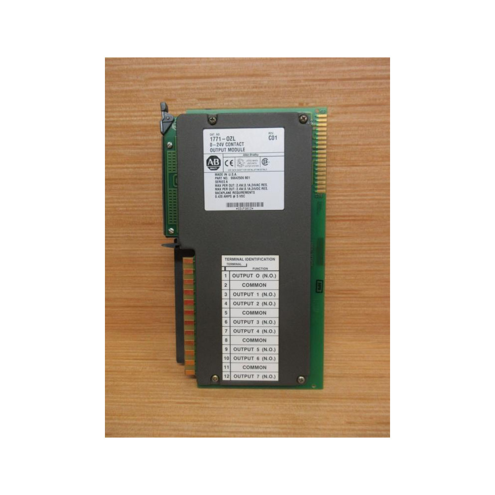 Allen Bradley 1771-OZL Module 1771-0ZL Ser A, Rev C01,96642506 B01 - New No Box