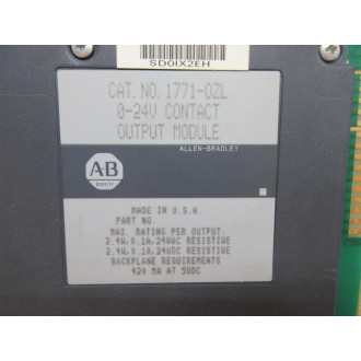 Allen Bradley 1771-OZL Module 1771-0ZL - Used
