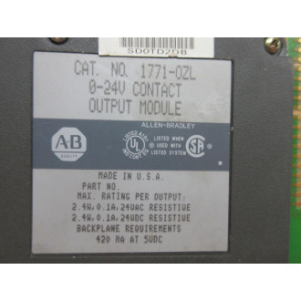 Allen Bradley 1771-OZL Module 1771-0ZL Small Chip - Used