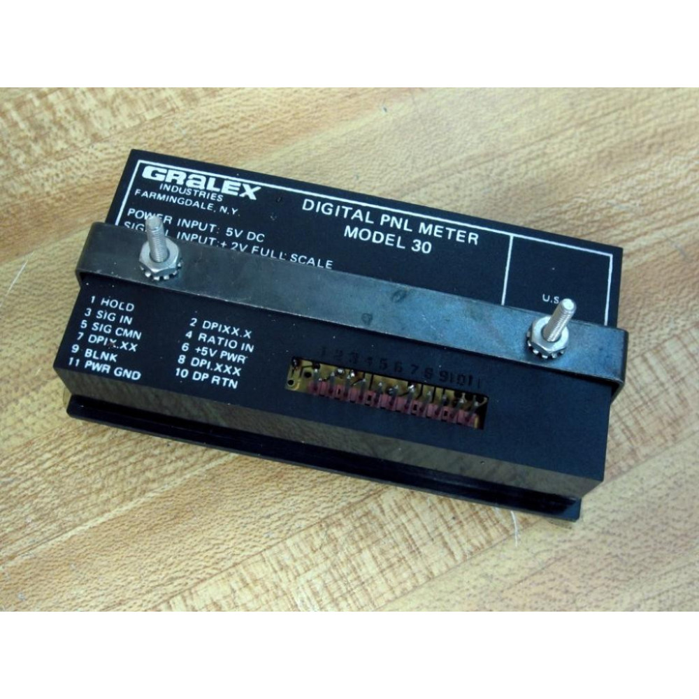 Gralex 30 Digital Panel Meter - New No Box