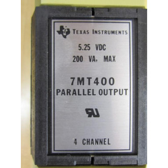 Texas Instruments 7MT-400 Parallel Output Module 7MT400 - Used