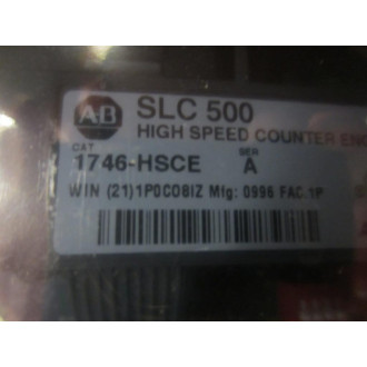 Allen Bradley 1746-HSCE High Speed CounterEncoder Mod 1746HSCE Series A - New No Box
