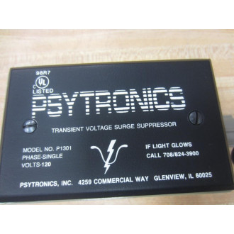 Psytronics P1301 Transient Voltage Surge Supressor WWire Leads - Used