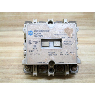 Westinghouse A201K1CA Motor Control Contactor Upper Deck - Used