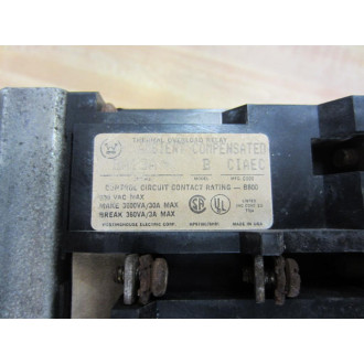 Westinghouse A200M1CAC Motor Starter Broken Reset Button - Used