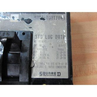 Square D FAL36015 15A Circuit Breaker - Used
