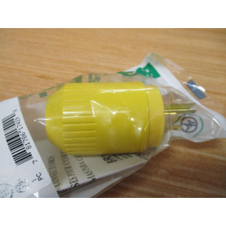 Bryant 5965BY Yellow Plug (Pack of 8)