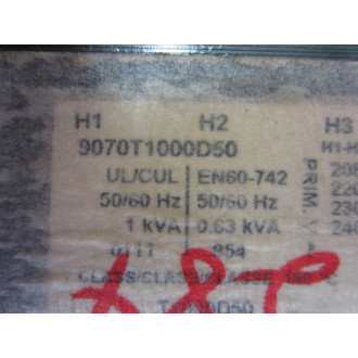 Square D 9070T1000D50 Transformer - Used