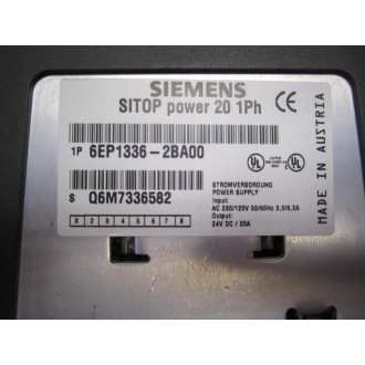 Siemens 6EP1-336-2BA00 Power Supply 6EP13362BA00 . - New No Box