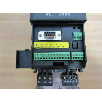 Danfoss 195N1027 AC Inverter Drive VLT 2800 Cracked - Parts Only