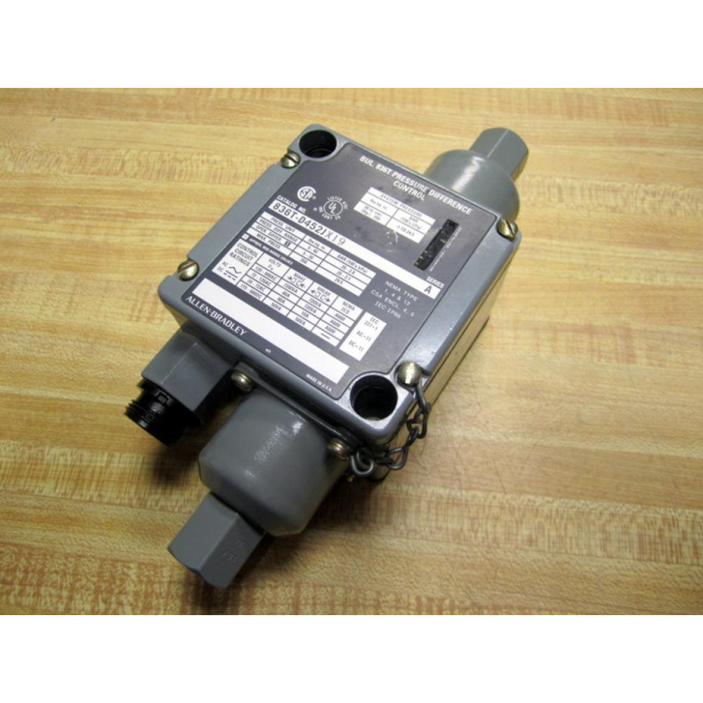 Allen Bradley 836T-D452JX19 Pressure Control 836TD452JX19 Series A - New No Box