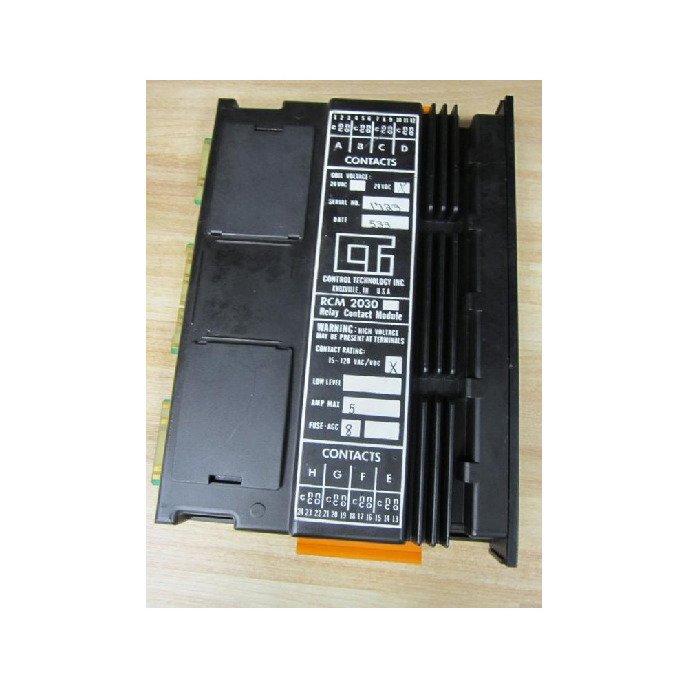 Control Technology RCM 2030 Output Module RCM2030 Contact Burnt - Parts Only