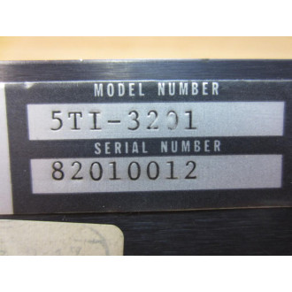 Texas Instruments 5TI-3201 Timer Counter Module 5T13201 Back Panel Only - Used