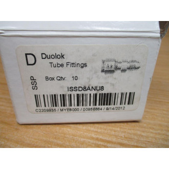 SSP Fittings ISSD8ANU8 Duolok Tube Fitting (Pack of 10)