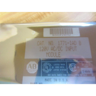 Allen Bradley 1771-IAD Input Module Ser.B - New No Box