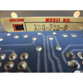 Ronan X80D32-1-B TempProcess Monitor Card X80-302-9