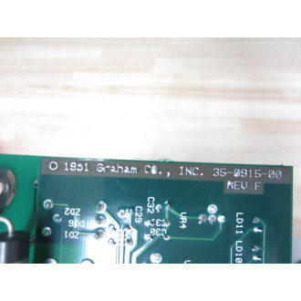 Graham 02774704 Power Supply Board - Used