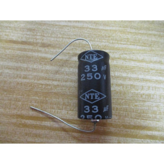 NTE 8647 Capacitor 33UF 250V (Pack of 11) - New No Box