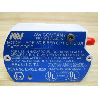 AW Company FOP-30 Fiber Optic Transmitter F0P-30 - New No Box