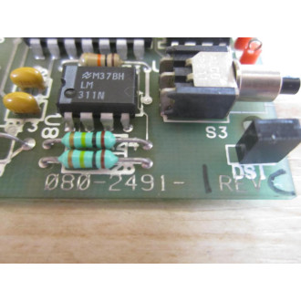 SCI 080-2491-1 Valve Driver Card 0802491 - Used