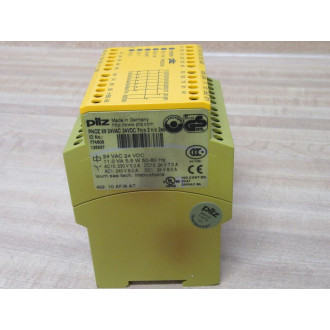 Pilz PNOZ X9 24VAC 24VDC 7NO 2NC 2SO Relay 774609 - Used