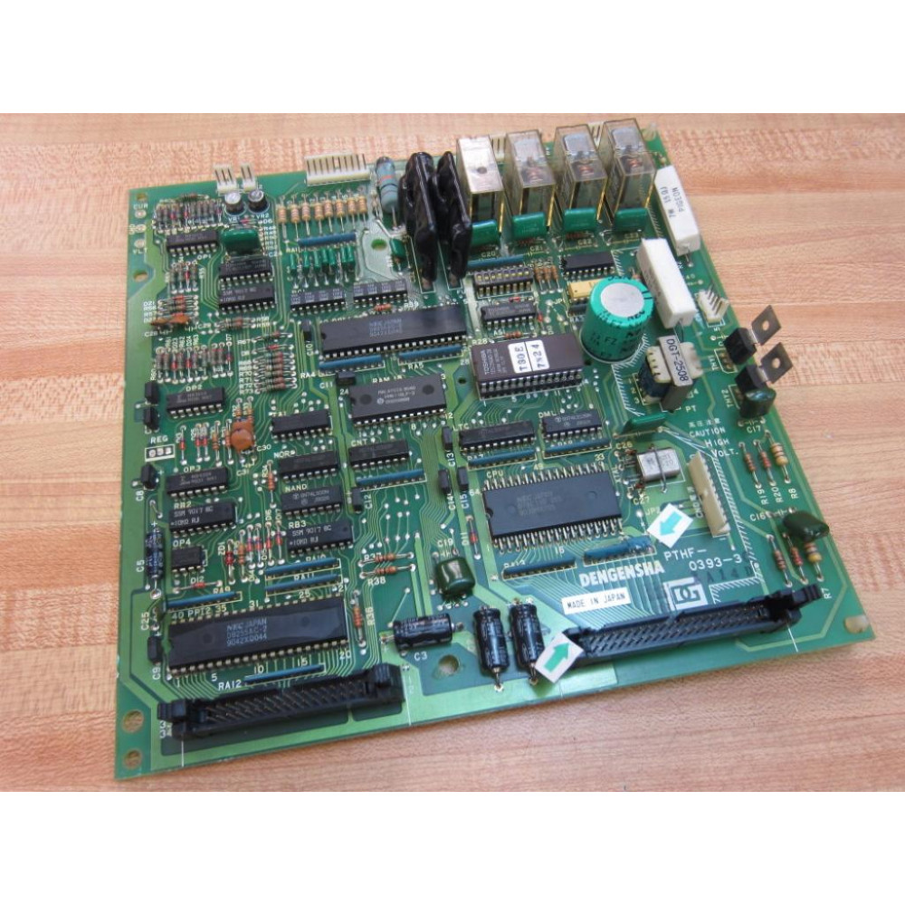 Dengensha PTHF-0393-3 PC Board PTHF03933 2 Non-Refundable - Parts Only