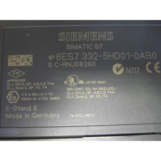 Siemens 6ES7332-5HD01-0AB0 Module 6ES73325HD010AB0 - Used
