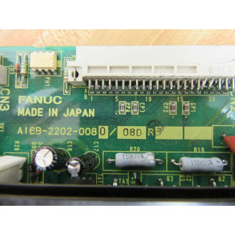 Fanuc A16B-2202-0080 Board 2 A16B-2202-008008D - Parts Only