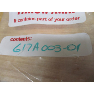 Ashcroft 617A003-01 Overhaul Kit 617A00301 - New No Box