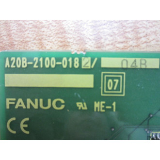 Fanuc A20B-2100-0182 Board A20B-2100-018204B - Used