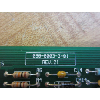 Panalarm 090-0003-3-01 Sequence Card 090-0003-5-03 Rev. 19 - New No Box