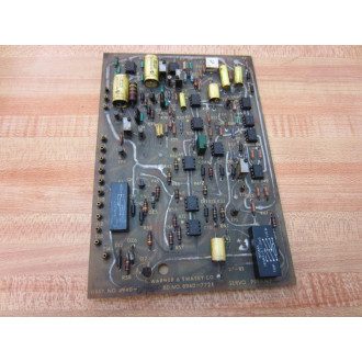 Warner & Swasey 8940-6672 Servo PreAmp Card 89406672 - Used