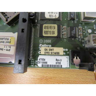 Zebra Technologies 47004 Circuit Board Non-Refundable - Parts Only