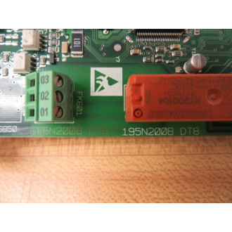 Danfoss 195N2008-DT8 Board 195N2008DT8 - Used