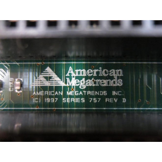 American Megatrends 100A0838 Circuit Board Series 757 Rev.D Board As Is - Parts Only