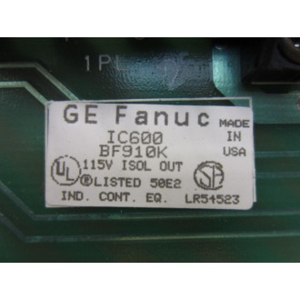 GEFanuc IC600BF910K Output Board - New No Box