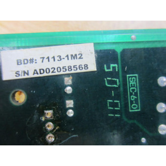 Medar 7113-1M2 Circuit Board 711-1 2 - Parts Only