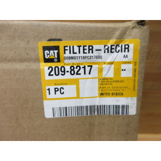 Caterpillar 209-8217 CAT Cabin Air Filter 2098217